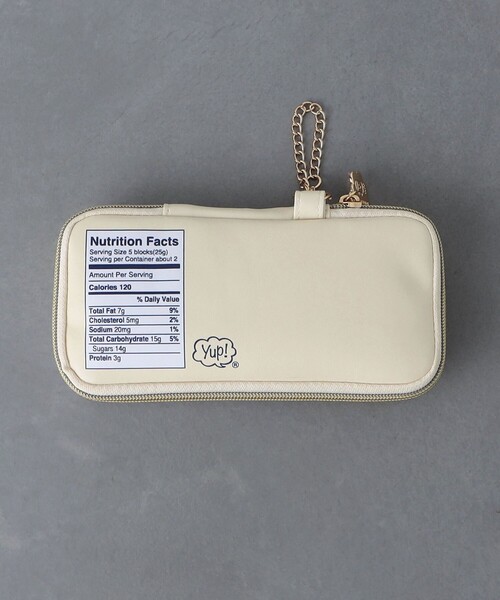 UNITED ARROWS(ユナイテッドアローズ)の「<yup!>CHOCOLATE BAR ポーチ(ポーチ・レディース・ライトピンク/オフホワイト/ブラウン・FREE)」の13枚目の写真