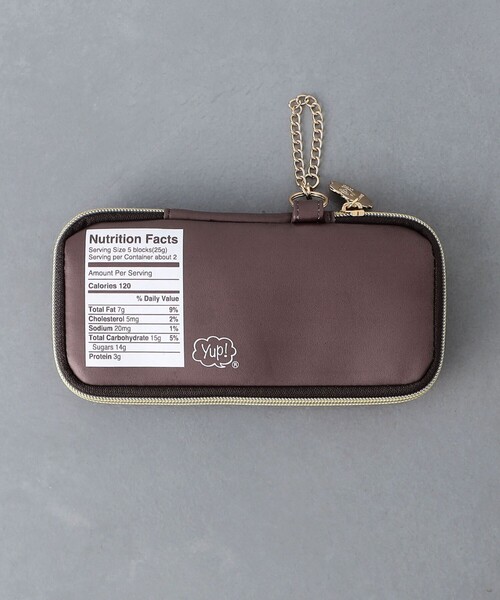 UNITED ARROWS(ユナイテッドアローズ)の「<yup!>CHOCOLATE BAR ポーチ(ポーチ・レディース・ライトピンク/オフホワイト/ブラウン・FREE)」の17枚目の写真