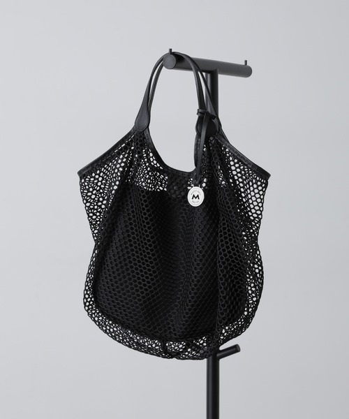 marco masi（マルコマージ）の「MARCO MASI/メッシュ トートバッグ（トートバッグ・レディース・アイボリー/ブラック・FREE）」の2枚目の写真
