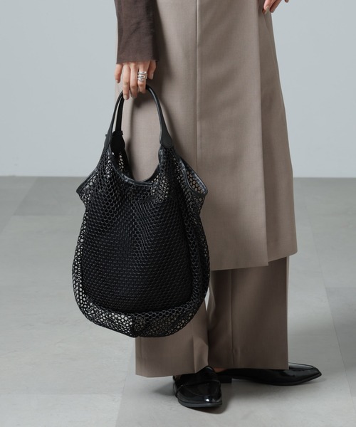 marco masi（マルコマージ）の「MARCO MASI/メッシュ トートバッグ（トートバッグ・レディース・アイボリー/ブラック・FREE）」の13枚目の写真