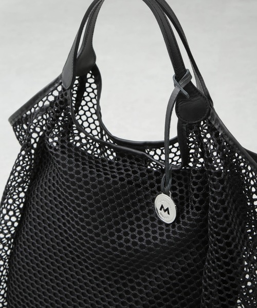marco masi（マルコマージ）の「MARCO MASI/メッシュ トートバッグ（トートバッグ・レディース・アイボリー/ブラック・FREE）」の8枚目の写真
