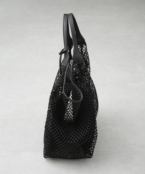 marco masi（マルコマージ）の「MARCO MASI/メッシュ トートバッグ（トートバッグ・レディース・アイボリー/ブラック・FREE）」の11枚目の写真