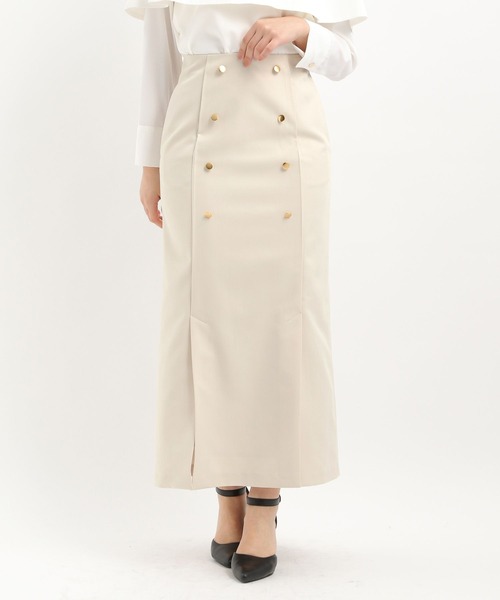 Andemiu(アンデミュウ)の「マリンIラインスカート325590(スカート・レディース・ライトベージュ/ネイビー/ライトカーキ・SMALL/MEDIUM)」の17枚目の写真