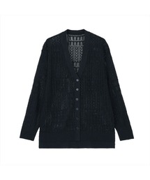 tricot COMME des GARCONS 透かし編みニット カーディガン tricot COMME des GARCONS 透かし編みニット カーディガン