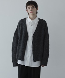 remer(リメール)のwool mix shaggy cardigan / ウールミックスシャギーカーディガン(カーディガン/ボレロ)