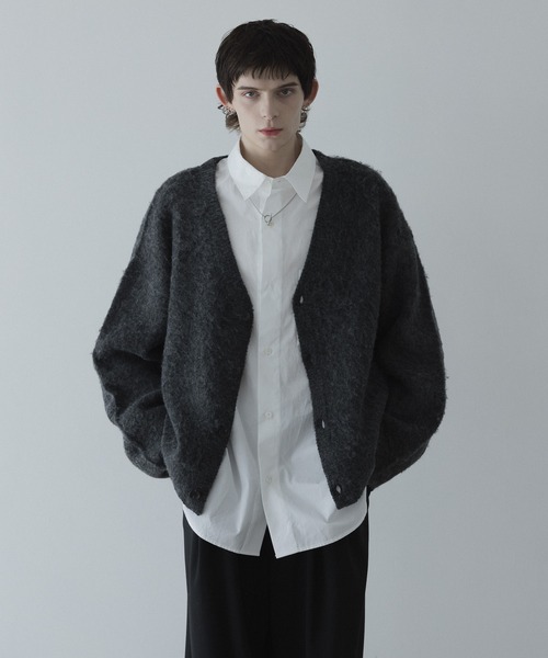 wool mix shaggy cardigan / ウールミックスシャギーカーディガン