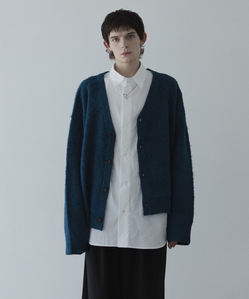 remer（リメール）の「wool mix shaggy cardigan / ウールミックス