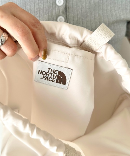 THE NORTH FACE（ザノースフェイス）の「THE NORTH FACE(ザ・ノースフェイス)/ビッグロゴ 巾着 ナップサック ストリングバッグ/BIG LOGO STRING BAG（ショルダーバッグ・レディース・グリーン/ピンク/オレンジ/ブラック/バイオレット/クリーム・FREE）」の21枚目の写真