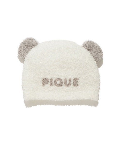 gelato pique(ジェラートピケ)の「【ラッピング済み】【BABY】パウダーアニマルキャップ&ソックスSET(ベビーギフト・キッズ・オフホワイト/グリーン/ラベンダー・FREE)」の9枚目の写真