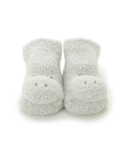 gelato pique(ジェラートピケ)の「【ラッピング済み】【BABY】パウダーアニマルキャップ&ソックスSET(ベビーギフト・キッズ・オフホワイト/グリーン/ラベンダー・FREE)」の18枚目の写真