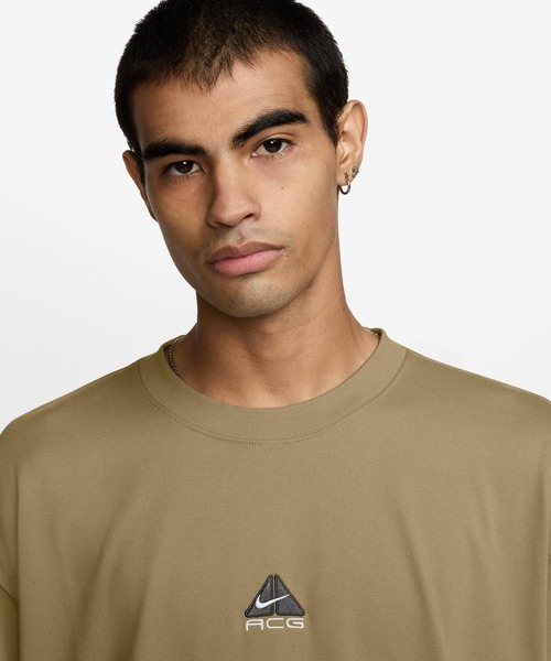 NIKE ACG（ナイキエィシージー）の「NIKE AS M NRG ACG SS TEE LBR LUNGS / ナイキ ACG S/S Tシャツ【SP】（Tシャツ/カットソー・メンズ・ベージュ・S/M/L/XL/XXL）」の3枚目の写真