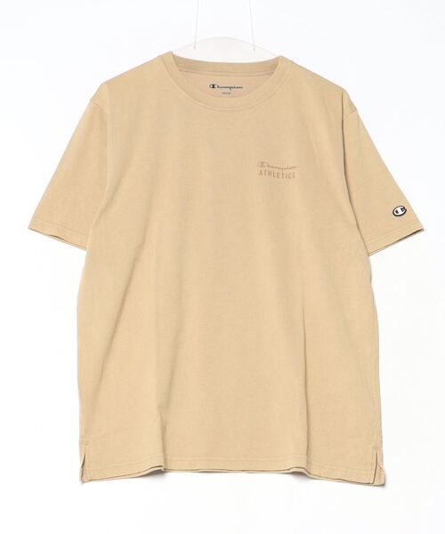 Champion(チャンピオン)の「チャンピオン SHORT SLEEVE T-SHIRT_(Tシャツ/カットソー・メンズ・ベージュ/ブラック/ダークグリーン・L/LL/M)」の1枚目の写真