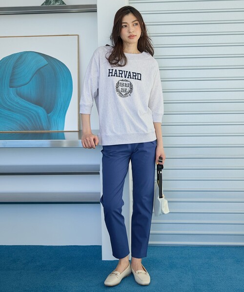 ANY(エニィ)の「カレッジコラボトレーナー(Tシャツ/カットソー・レディース・ネイビー系1/ライトグレー系1/ホワイト系1・F)」の22枚目の写真