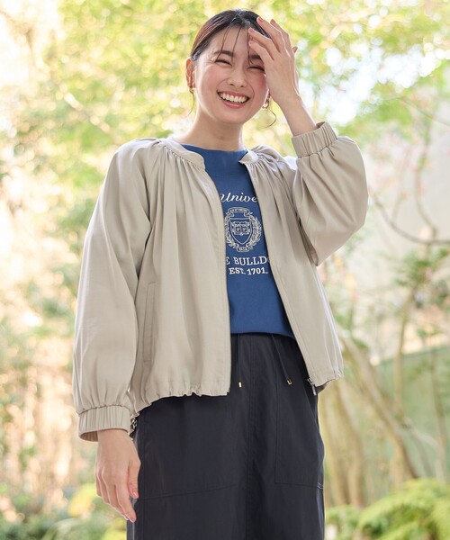 ANY(エニィ)の「カレッジコラボトレーナー(Tシャツ/カットソー・レディース・ネイビー系1/ライトグレー系1/ホワイト系1・F)」の7枚目の写真