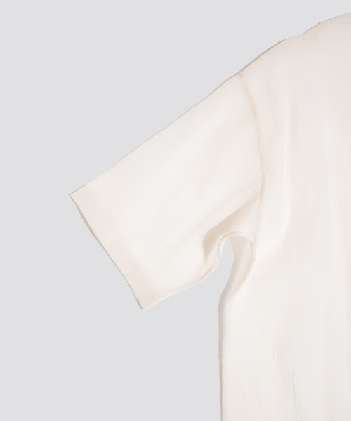 tシャツ 「kiehtova」SHEER FABRIC SHIRT/シアー ファブリック シャツ レディース kiehtova】SHEER FABRIC SHIRT/シアー ファブリック シャツ（T