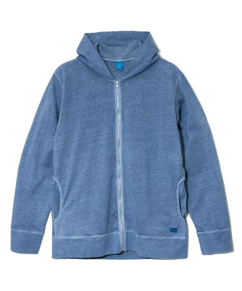 Good On（グッドオン）の「Good On/グッドオン　ZIP TEE PARKER（パーカー・メンズ・ナチュラル/ブラック系その他2/ブルー系その他/サーモンピンク・MEDIUM/LARGE/SMALL）」の3枚目の写真