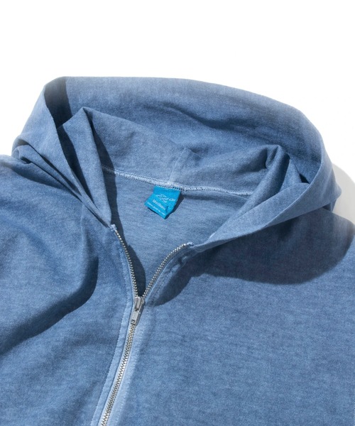 Good On（グッドオン）の「Good On/グッドオン　ZIP TEE PARKER（パーカー・メンズ・ナチュラル/ブラック系その他2/ブルー系その他/サーモンピンク・MEDIUM/LARGE/SMALL）」の5枚目の写真