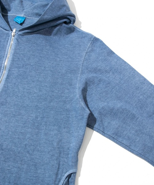 Good On（グッドオン）の「Good On/グッドオン　ZIP TEE PARKER（パーカー・メンズ・ナチュラル/ブラック系その他2/ブルー系その他/サーモンピンク・MEDIUM/LARGE/SMALL）」の7枚目の写真