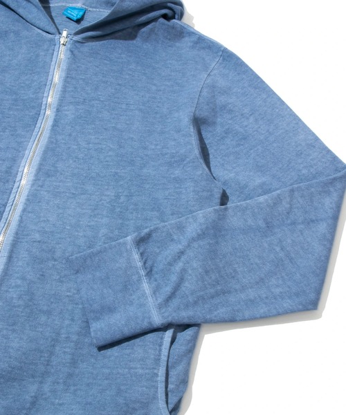 Good On（グッドオン）の「Good On/グッドオン　ZIP TEE PARKER（パーカー・メンズ・ナチュラル/ブラック系その他2/ブルー系その他/サーモンピンク・MEDIUM/LARGE/SMALL）」の8枚目の写真