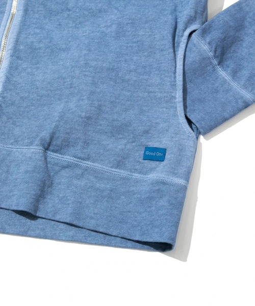 Good On（グッドオン）の「Good On/グッドオン　ZIP TEE PARKER（パーカー・メンズ・ナチュラル/ブラック系その他2/ブルー系その他/サーモンピンク・MEDIUM/LARGE/SMALL）」の9枚目の写真