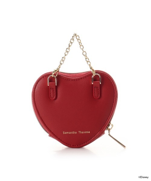 Samantha Thavasa（サマンサタバサ）の「「ミッキーマウス」＆「ミニーマウス」コレクション ハートポーチチャーム（ポーチ・レディース・レッド・FREE）」の3枚目の写真
