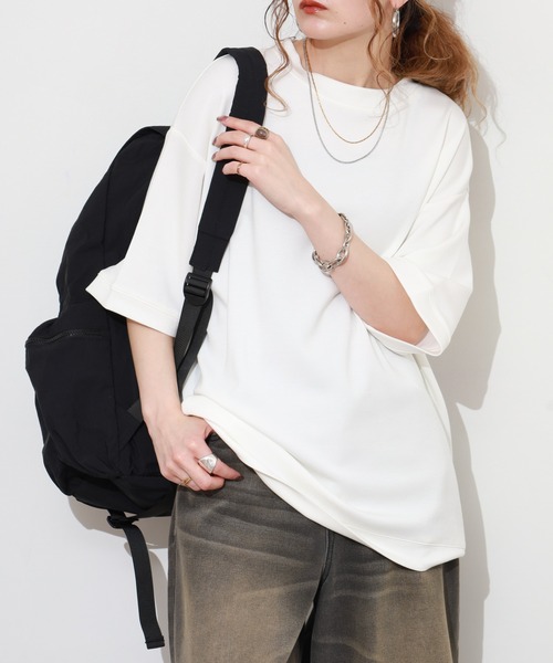 FUNALIVE(ファンアライブ)の「ユニセックス 無地 半袖 Tシャツ(Tシャツ/カットソー・メンズ・ブラック/オリーブ/ネイビー/ホワイト/レディッシュグレー・LL/L/M)」の1枚目の写真