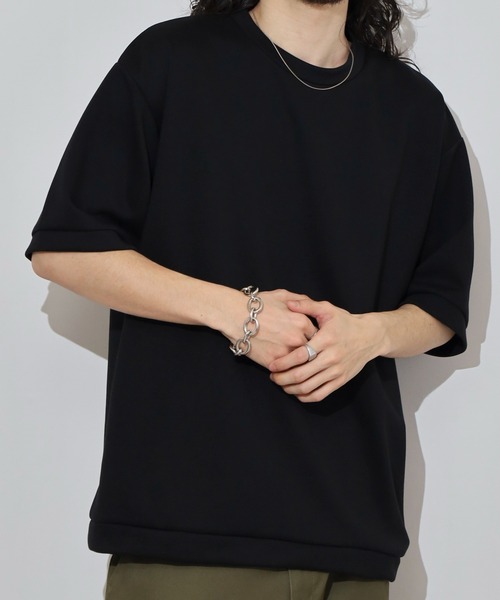 FUNALIVE(ファンアライブ)の「ユニセックス 無地 半袖 Tシャツ(Tシャツ/カットソー・メンズ・ブラック/オリーブ/ネイビー/ホワイト/レディッシュグレー・LL/L/M)」の14枚目の写真