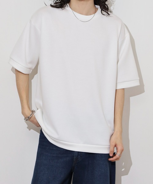 FUNALIVE(ファンアライブ)の「ユニセックス 無地 半袖 Tシャツ(Tシャツ/カットソー・メンズ・ブラック/オリーブ/ネイビー/ホワイト/レディッシュグレー・LL/L/M)」の10枚目の写真