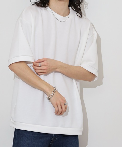 FUNALIVE(ファンアライブ)の「ユニセックス 無地 半袖 Tシャツ(Tシャツ/カットソー・メンズ・ブラック/オリーブ/ネイビー/ホワイト/レディッシュグレー・LL/L/M)」の11枚目の写真
