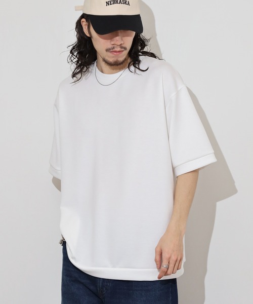 FUNALIVE(ファンアライブ)の「ユニセックス 無地 半袖 Tシャツ(Tシャツ/カットソー・メンズ・ブラック/オリーブ/ネイビー/ホワイト/レディッシュグレー・LL/L/M)」の12枚目の写真