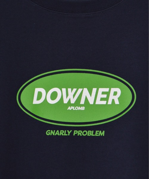 spiritoso(スピリトーゾ)の「【spiritoso】DOWNERオーバルロゴ ビッグシルエットTシャツ(Tシャツ/カットソー・レディース・ネイビー/ブラック/ホワイト・LARGE/MEDIUM)」の7枚目の写真