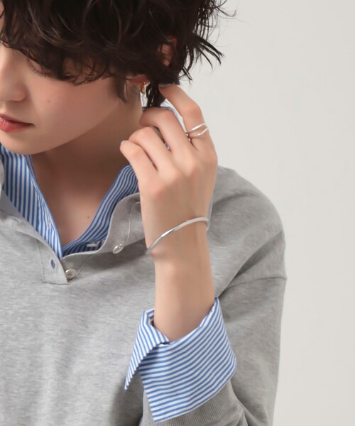NOLLEY’S（ノーリーズ）の「【grace grace/グラスグラス】ウェーブブレスレット（ブレスレット・レディース・ゴールド/シルバー・FREE）」の3枚目の写真