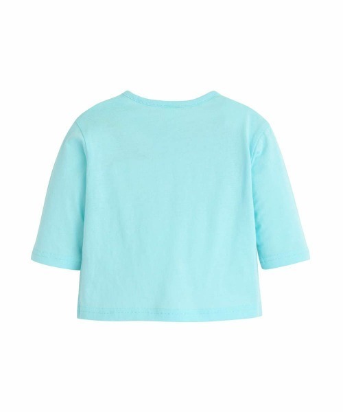 moimoln（モイモルン）の「ウェービー9分袖Ｔシャツ（Tシャツ/カットソー・キッズ・オレンジ/アイボリー/ブルー・130cm/120cm/110cm/100cm/90cm）」の6枚目の写真