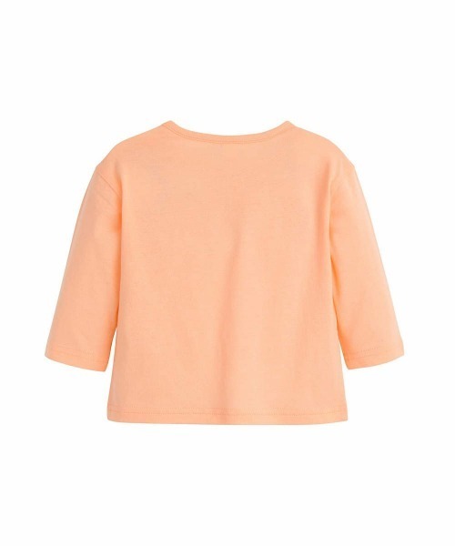 moimoln（モイモルン）の「ウェービー9分袖Ｔシャツ（Tシャツ/カットソー・キッズ・オレンジ/アイボリー/ブルー・130cm/120cm/110cm/100cm/90cm）」の5枚目の写真