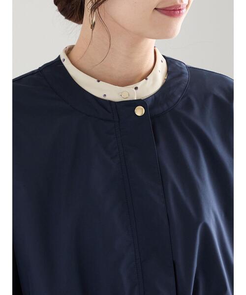 Te chichi（テチチ）の「バルーンスリーブペプラムブルゾン（ブルゾン・レディース・ネイビー/オフホワイト・F）」の14枚目の写真