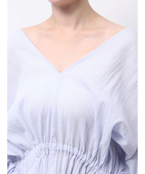 Ungrid(アングリッド)の「スリーブボリュームブラウス(シャツ/ブラウス・レディース・ブルー/オフホワイト/ブラック・FREE)」の7枚目の写真