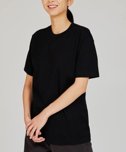 HANES（ヘインズ）の「【 綿100% 】Hanes KURO(クロ) クルーネックTシャツ HM1-B201（Tシャツ/カットソー・メンズ・ブラック・S/M/L/XL）」の6枚目の写真