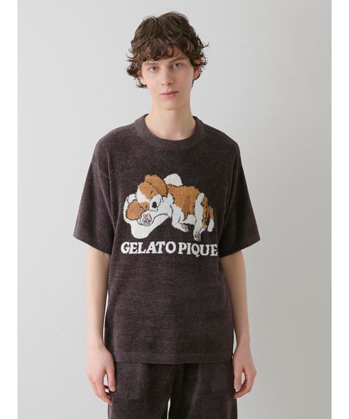 ONLINE限定】【HOMME】エアリーモコドッグジャガードプル
