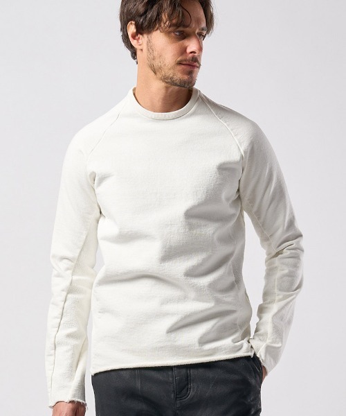 mlt5174-twist jersey cut-sawn ラグランカットソー