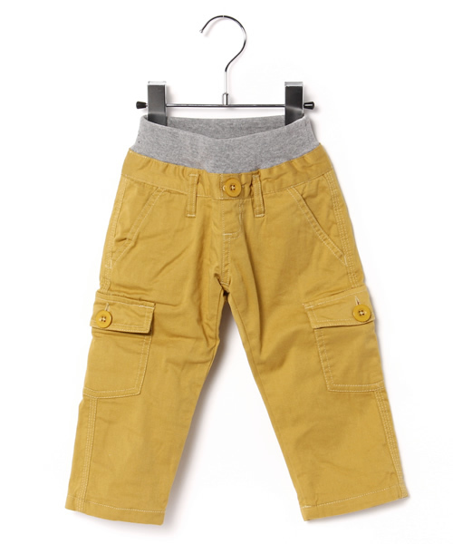 RUGGEDWORKS(ラゲッドワークス)の「裏トリコットカーゴパンツ(80~140㎝)(カーゴパンツ・キッズ・ダークブルー/イエロー/チャコールグレー・90cm/120cm/130cm/80cm/140cm/110cm/100cm)」の3枚目の写真