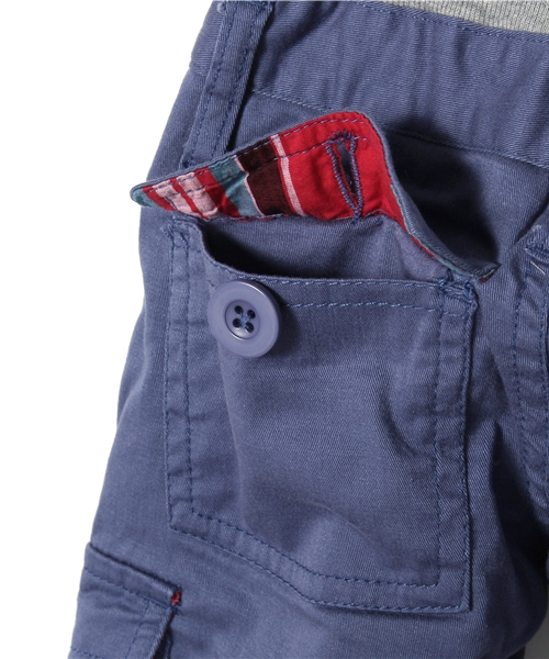 RUGGEDWORKS(ラゲッドワークス)の「裏トリコットカーゴパンツ(80~140㎝)(カーゴパンツ・キッズ・ダークブルー/イエロー/チャコールグレー・90cm/120cm/130cm/80cm/140cm/110cm/100cm)」の10枚目の写真
