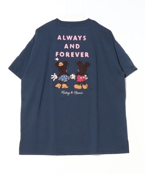 セール】【DISNEY/ディズニー】さがら刺繍/チェーン刺繍 半袖
