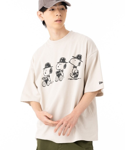 NEW ERA(ニューエラ)の「ニューエラ 半袖Tシャツ スーピーコラボ ONSPOTZ別注(Tシャツ/カットソー・メンズ・ストーン/ブラック・S/M/L/XL/XXL)」の3枚目の写真