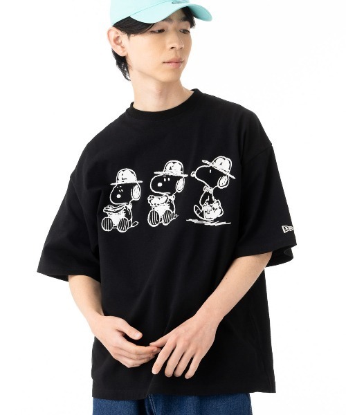 NEW ERA(ニューエラ)の「ニューエラ 半袖Tシャツ スーピーコラボ ONSPOTZ別注(Tシャツ/カットソー・メンズ・ストーン/ブラック・S/M/L/XL/XXL)」の18枚目の写真