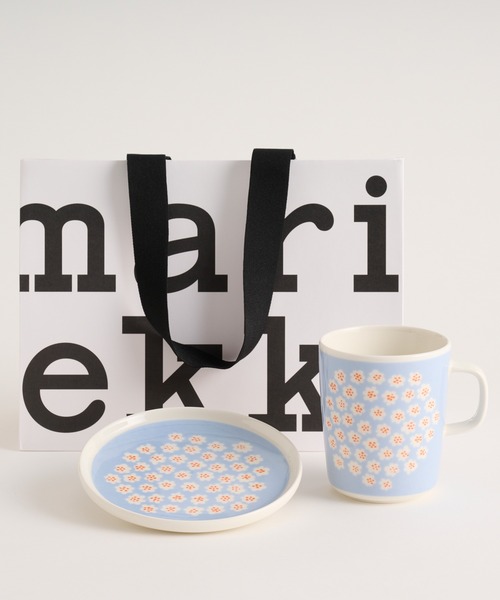 マリメッコ''PUKETTI'' マグカップ＆プレート マリメッコ マグ