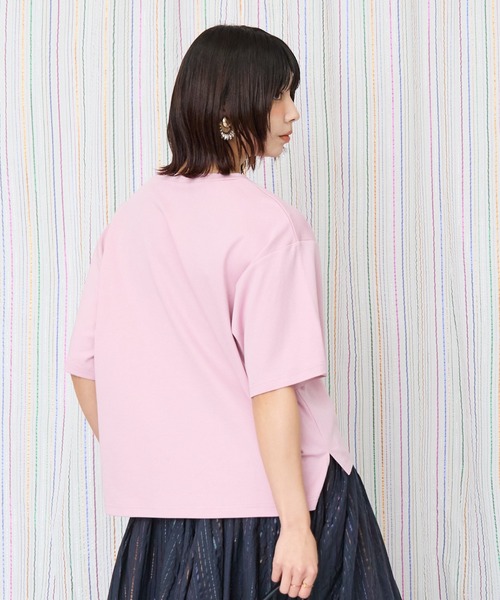 JETSET SOLO PLUS (ジェットセットソロプラス)の「【JETSET SOLO PLUS】ボーディングパスシルケットTシャツ(Tシャツ/カットソー・レディース・ブラック/ブラウン/スモークピンク・FREE)」の8枚目の写真