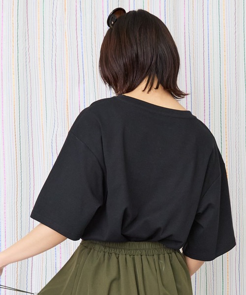 JETSET SOLO PLUS (ジェットセットソロプラス)の「【JETSET SOLO PLUS】ボーディングパスシルケットTシャツ(Tシャツ/カットソー・レディース・ブラック/ブラウン/スモークピンク・FREE)」の14枚目の写真