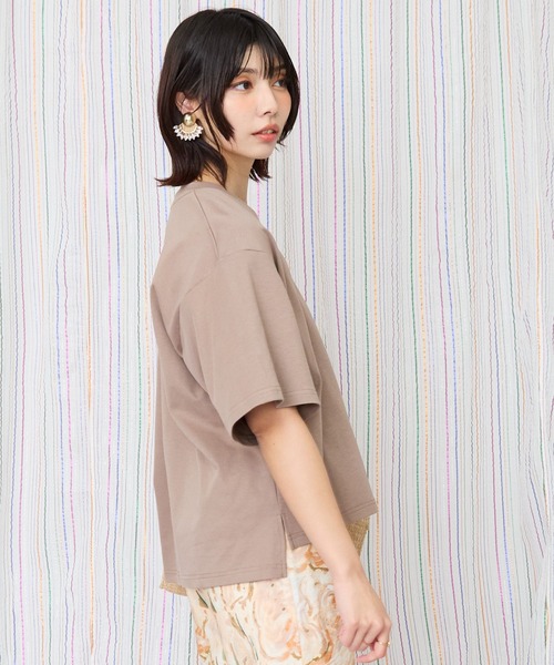 JETSET SOLO PLUS (ジェットセットソロプラス)の「【JETSET SOLO PLUS】ボーディングパスシルケットTシャツ(Tシャツ/カットソー・レディース・ブラック/ブラウン/スモークピンク・FREE)」の15枚目の写真