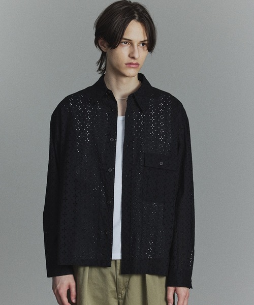 エンブロイダリーレースシアーシャツ（シャツ/ブラウス）｜PUBLIC