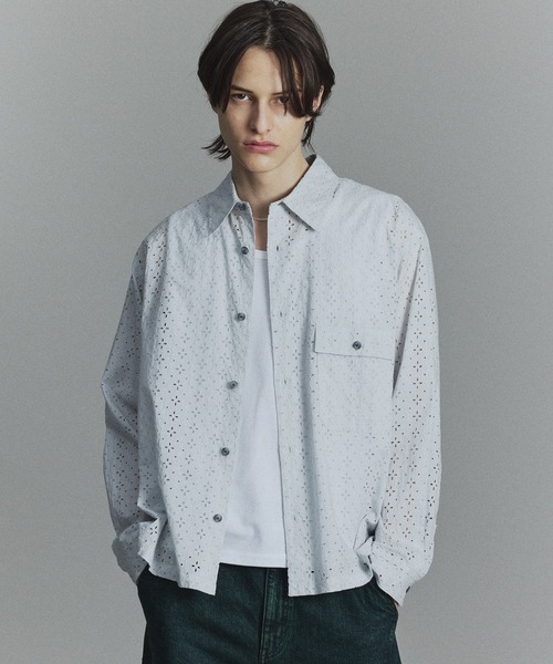 PUBLIC TOKYO パブリックトウキョウ エンブロイダリー レースブラウス エンブロイダリーレースシアーシャツ（シャツ/ブラウス）｜PUBLIC